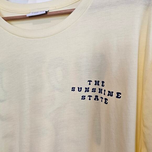 Where I'm From Florida T-Shirt Men Size XXL Yellow The Sunshine State Streetwear - Picture 4 of 10